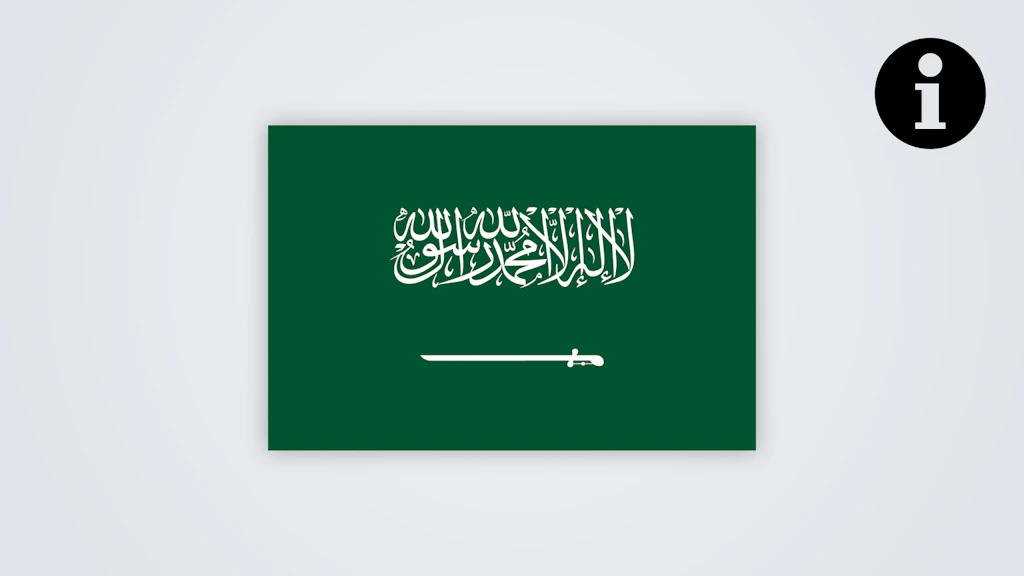 Flagge Saudi-Arabien